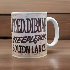 Fred Dibnah Sign Retro Look Mug