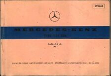 Mercedes Benz 220 SEb Saloon Coupe 1961 Original Multilingual Spare Parts List