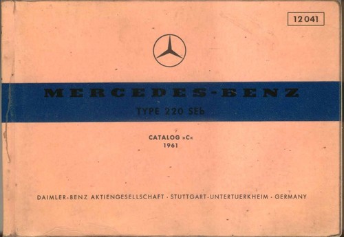 Mercedes benz 220 seb - 220, saloon