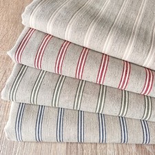 Ticking Stripe LINEN blend