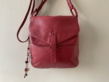 RADLEY real leather ladies pinky red messenger crossbody shoulder bag