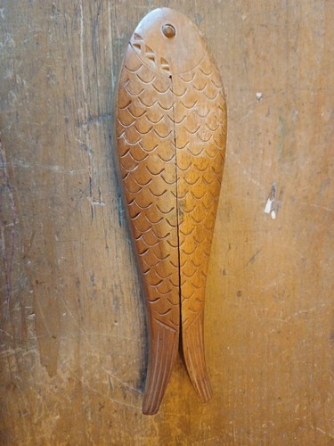 Vintage treen nutcracker - vintage,