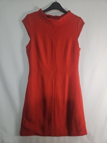 Hobbs red sleeveless dress - sleeveless,