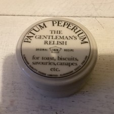 Vintage Ceramic Patum Peperium Gentleman’s Relish pot Elseham Quality foods 