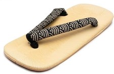 Japanese Traditional Setta Sandals Zori Tatami Base Mens 28cm Design Seigaiha