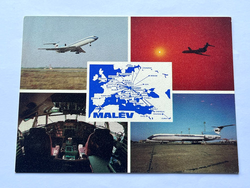 Aviation airline postcard - aviation,