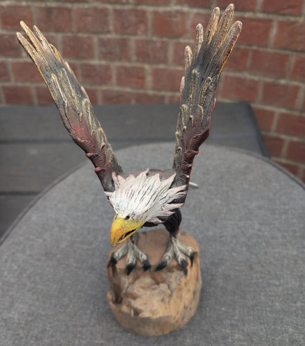 Bald eagle figurine ornament - eagle,