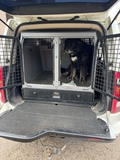 trans k9 dog cage