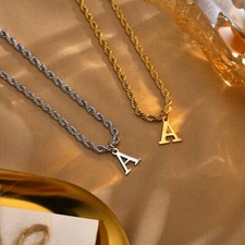 Vnox initial necklaces for - initial,