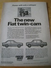 FIAT TWIN CAM COUPE SALOON CAR