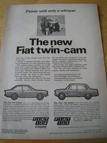 Fiat twin cam coupe - fiat,