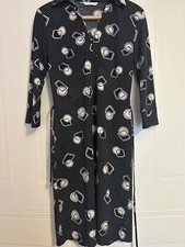 Amaranto Midi Dress 3/4 Sleeve Below Knee Length