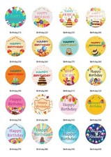 96 HAPPY BIRTHDAY Craft 30 mm