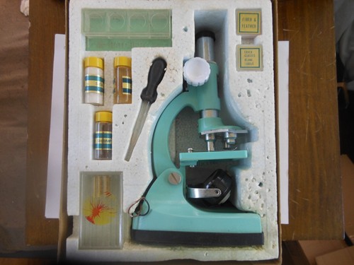 Vintage tasco 450x microscope - vintage,