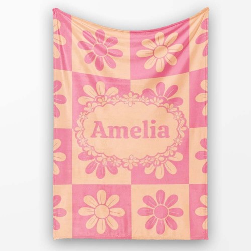 Soft fleece blanket cute pink - soft,