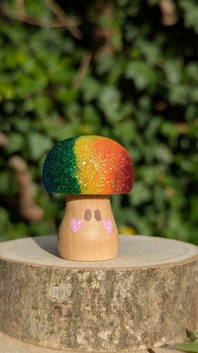 Wooden mushroom sprite pride - mushroom,