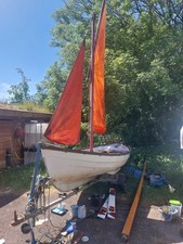 Lune Longboat by Character boats. 15 foot pretty sea kindly double ender.
