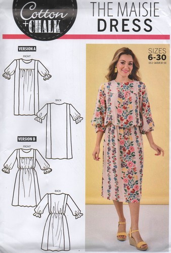 Cotton chalk sewing pattern - cotton,