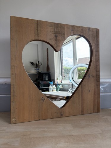 Vintage wooden wall - vintage, mirror