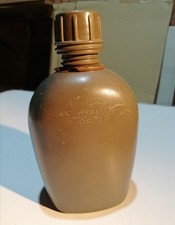 Vintage US Army Style Canteen Water Bottle Rigid Green Plastic Quart 946 ml