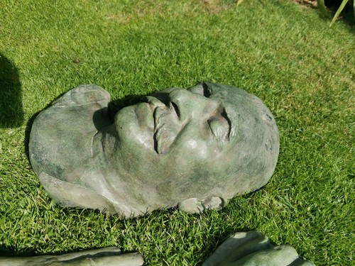 Bronze stalin death - stalin, mask