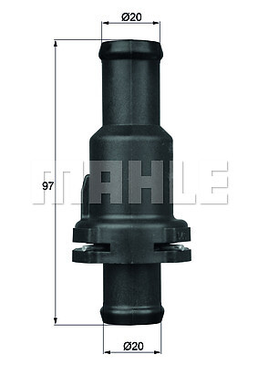 Thermostat coolant mahle 5 - thermostat,, th