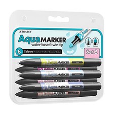 Letraset Aquamarker 6 Pen