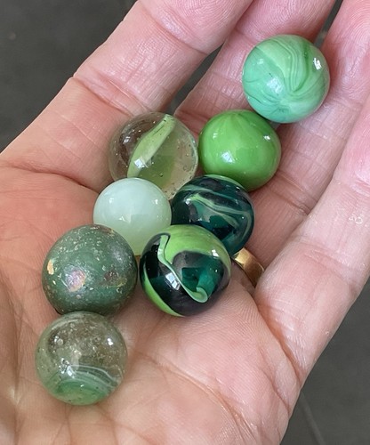 Vintage green theme - 8, glass