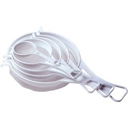 Chef aid strainer - aid, white