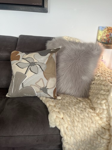 Next mongolian fur cushion - next,