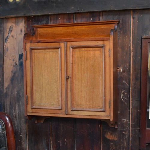 Antique mahogany wall cabinet - antique,