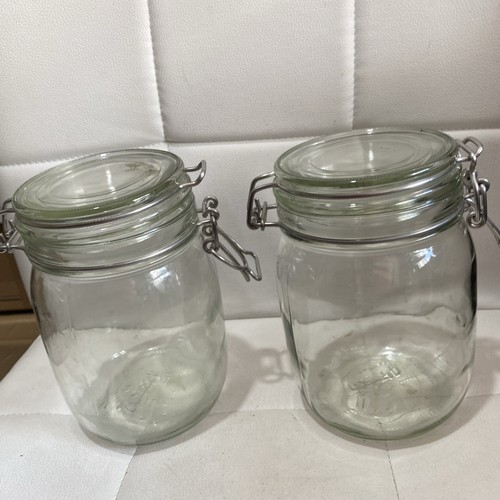 Glass ikea clip storage - ikea, jar