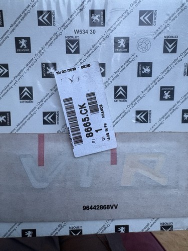 Citroen vtr genuine - badge, oe