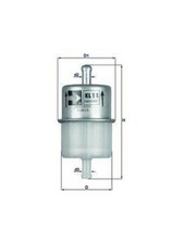 Fuel Filter MAHLE Fits MAZDA