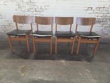 Set Of 4 Teak Mid-Century