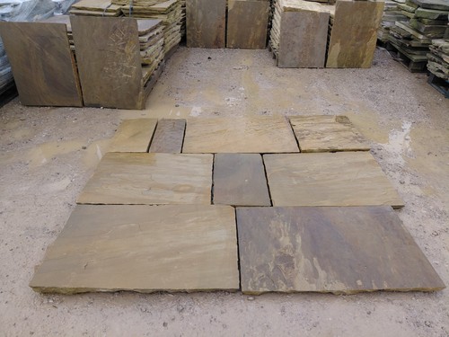 Yorkstone paving buff - paving,, 600mm