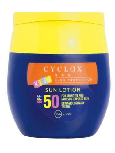 Cyclax sun lotion for kids - cyclax,