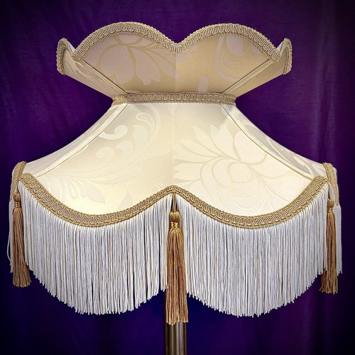 Cream gold brocade victorian - gold,