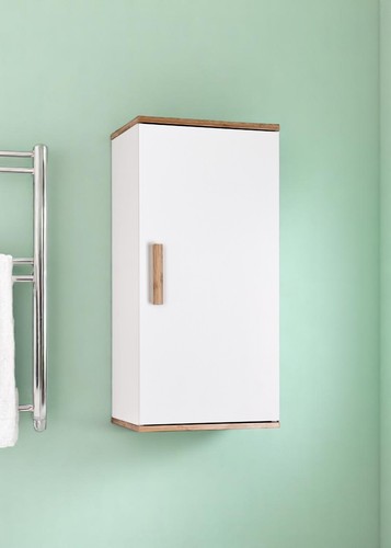 White bathroom cabinet storage - bathroom,