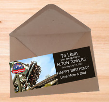 ALTON TOWERS Theme Park Gift