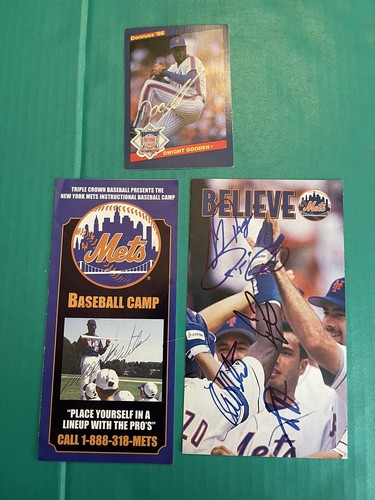 New york mets signed - new, auto