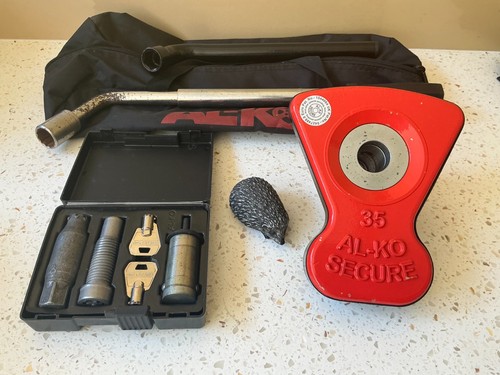 Alko caravan wheel lock kit - lock,