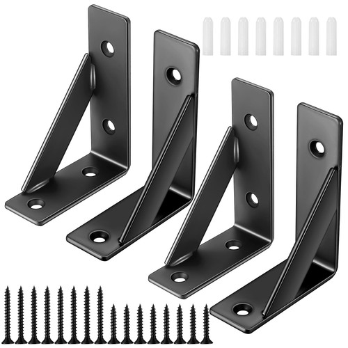 Set shelf brackets wall - 4,