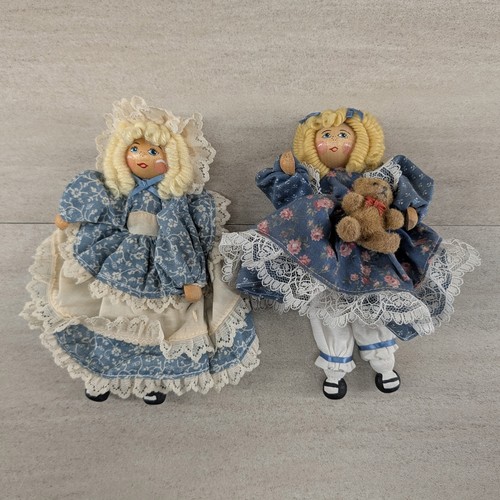 Vintage wooden clothespin doll - vintage,