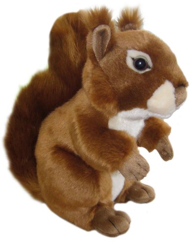 Red squirrel teddy - red,