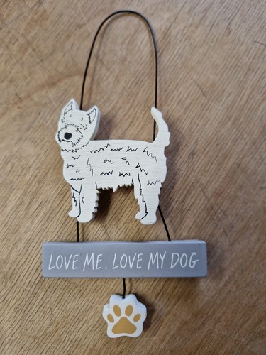Westie sign hanging decoration - sign,