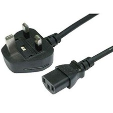 AC POWER CABLE CORD LEAD UK 3 PIN PLUG FOR LG SAMSUNG SONY LCD PLASMA TV PC 