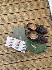 Loake Burgundy Polished Leather shoes size 7