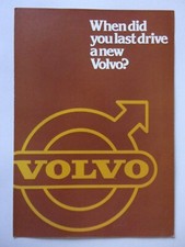 VOLVO RANGE orig 1980 UK Sales Brochure - 343 244 245 264 265 262C