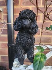 Vivid Arts Black Poodle Garden Dog Ornaments Canine Lover Gifts Dog Decorations 